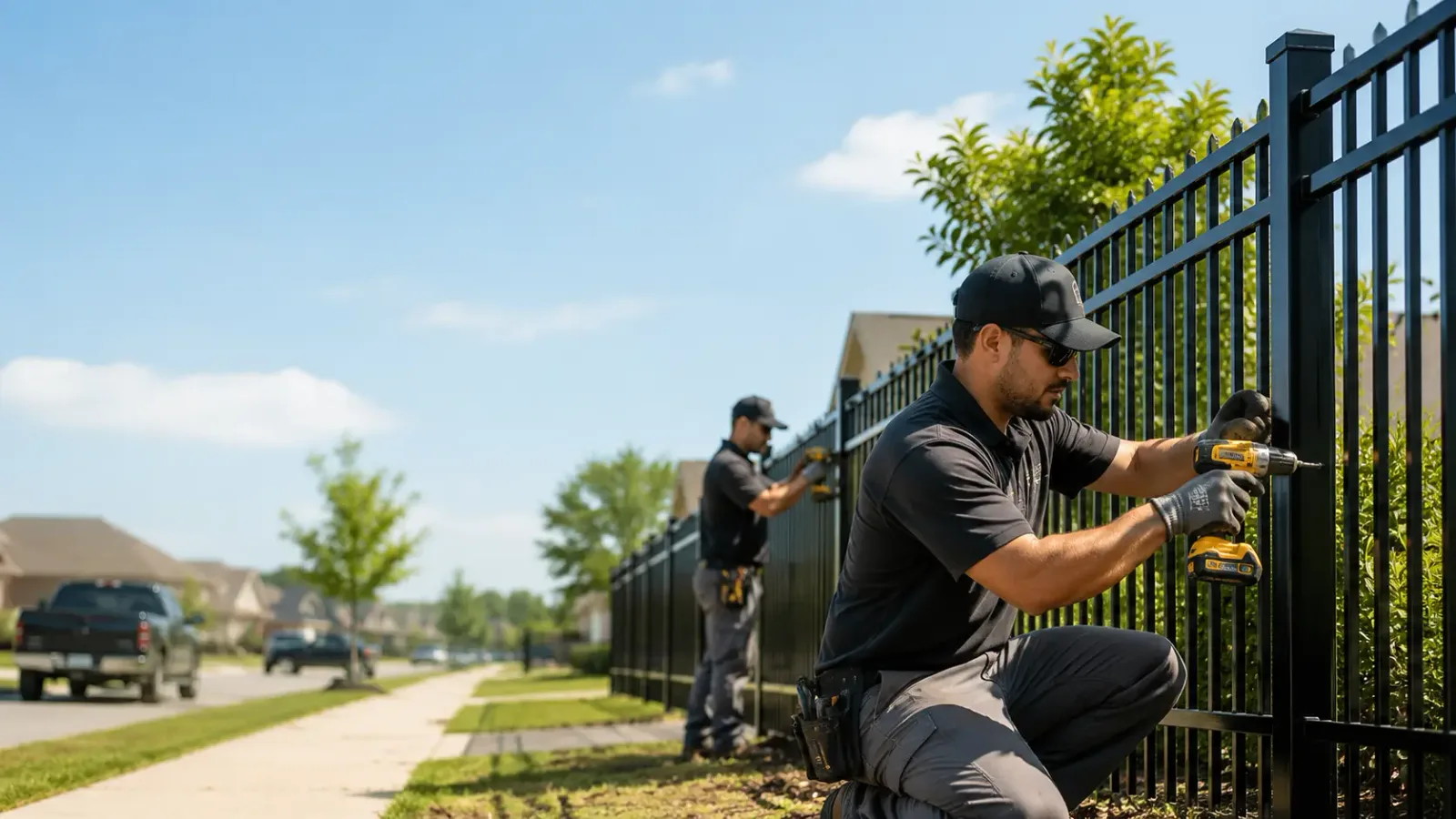 Metal Fence Installation in Scheller, IL